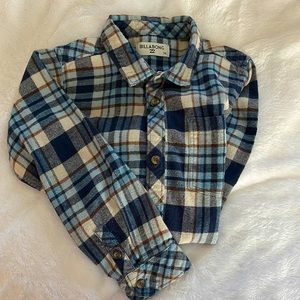 Billabong boys flannel